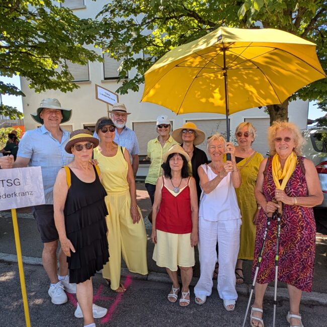Beim Zeller Kinderfest war auch der Liederkranz der TSG Zell am Sonntag Teil des großen Festumzugs.